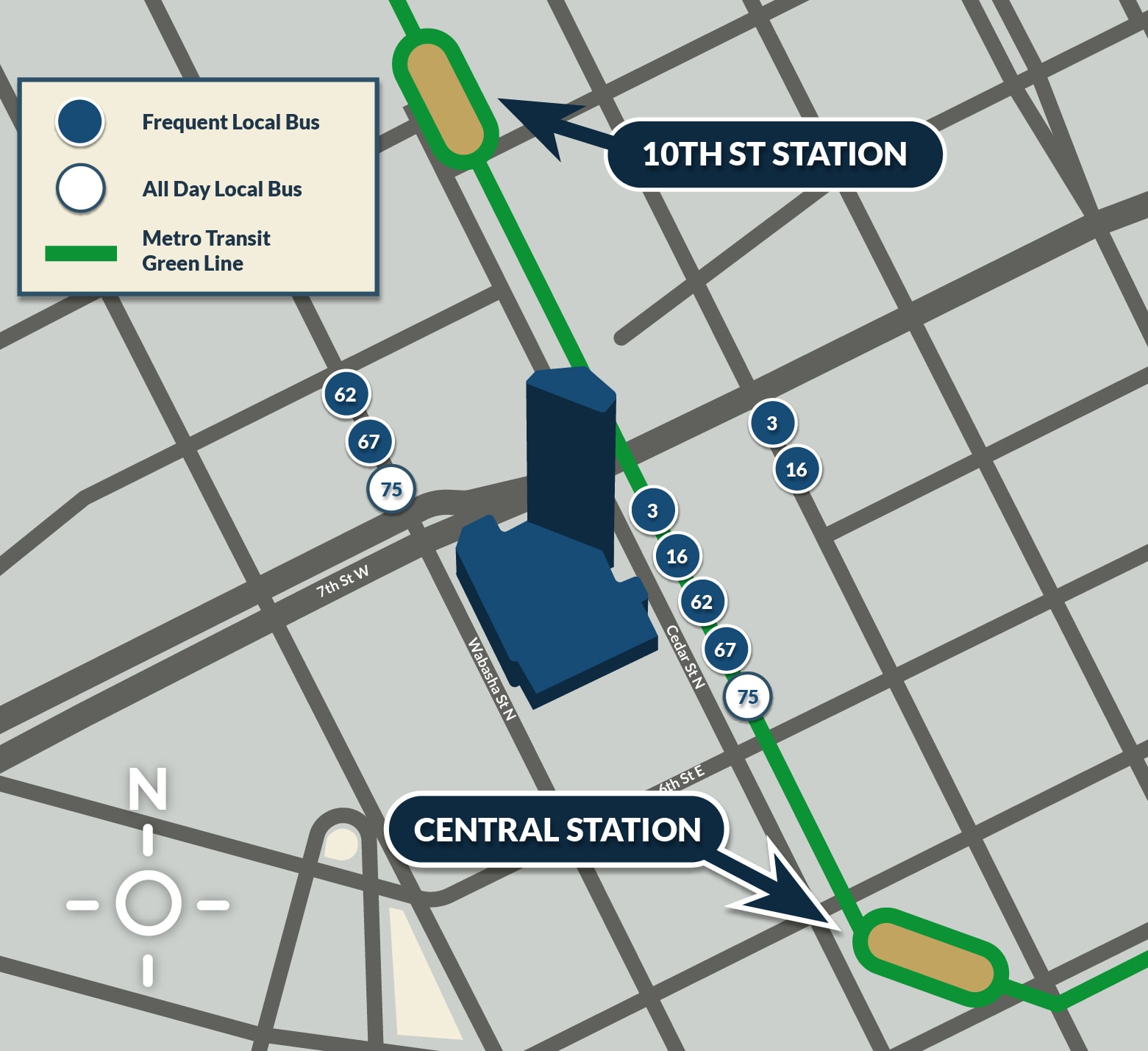 Metro Transit map