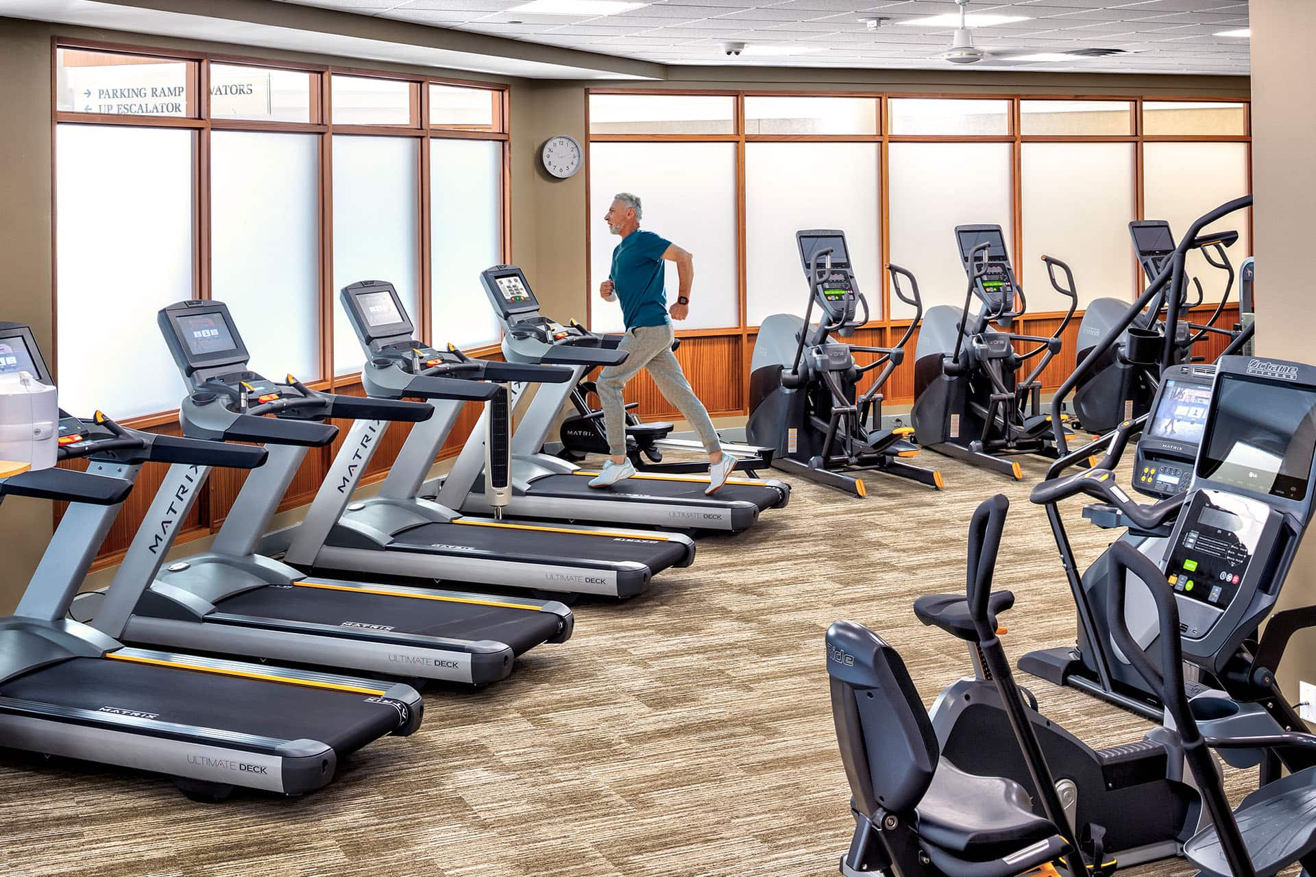 Fitness Center Treadmills and exercise equipment